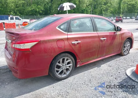 2013 Nissan Sentra Sr from USA, damaged, VIN 3N1AB7AP9DL631375
